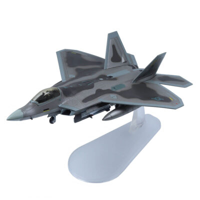 1:100 F-22 Raptor US Air Force Military Diecast Airplane Model