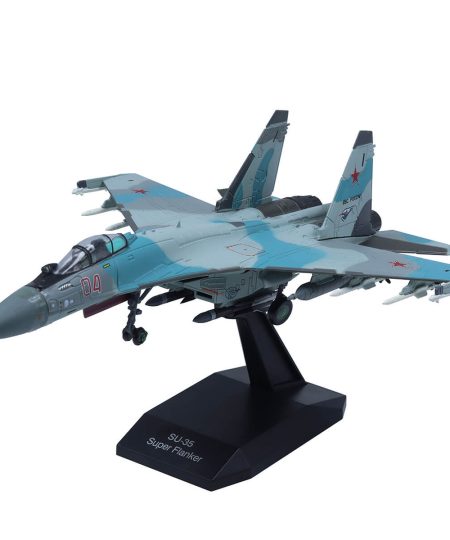 Su-35 Attack Plane Metal Fighter Military Model with Stand 1/100 Fairchild Republic
