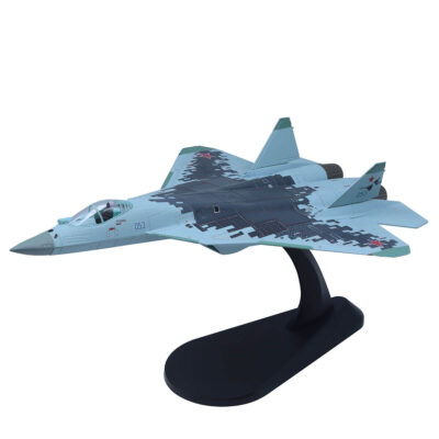 1/100 SU-57 Sukhoi Diecast Aircraft Model Felon Stealth Fighter Bort 053