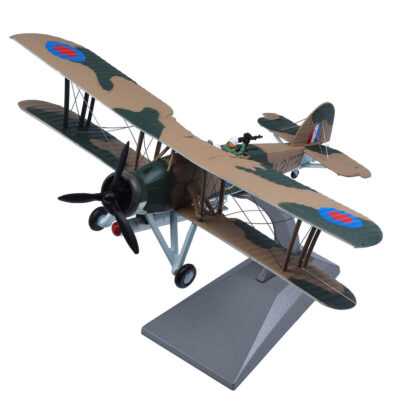 1/72 Scale Swordfish Double-Wing Torpedo Attack Aircraft UK Model Military Fighter Alloy Diecast Model
