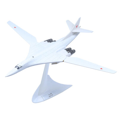 1:200 TU-160 White Swan Bomber Military Aircraft Long Range Strategic Bomber Finished Metal Model