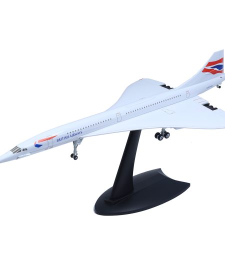 1:200 Scale British Airways Concorde F-BVFB Model Airplane Alloy Diecast Airplane Model