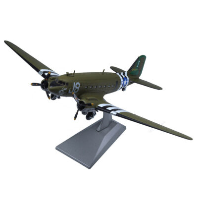1/100 Scale C47 J8 Transport Airtrain Model Military Fighter Diecast Model