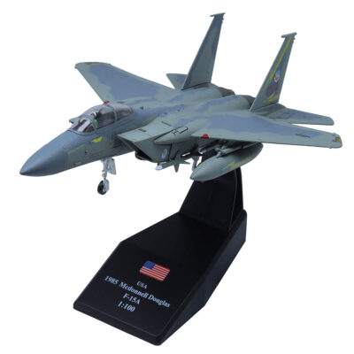 1/100 Scale F-15 American Eagle Fighter Supersonic Plane Diecast Military Models Metal Airplane Models