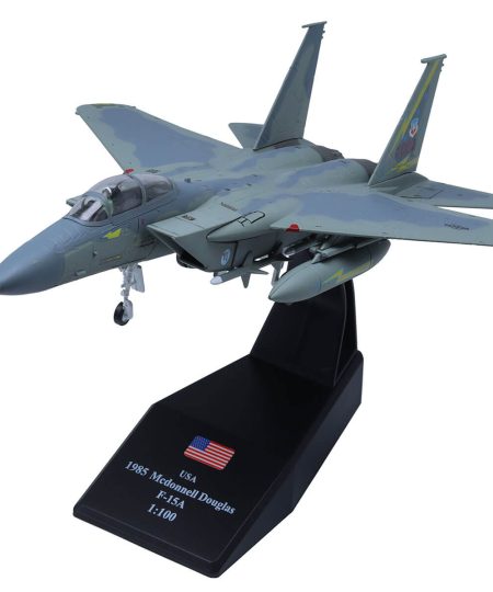 1/100 Scale F-15 American Eagle Fighter Supersonic Plane Diecast Military Models Metal Airplane Models