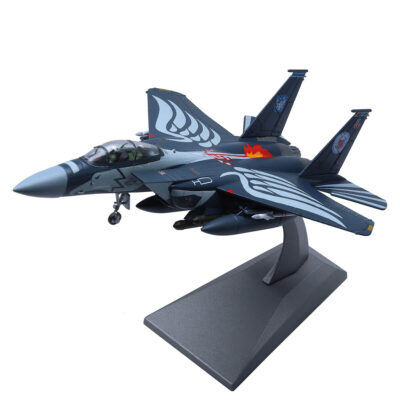 1/100 F-15 Strike Eagle Bomber Model Diecast Alloy Aircraft Military Airplane Models