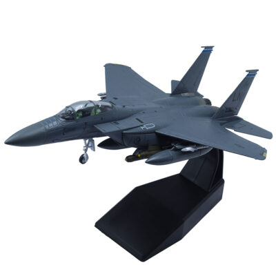 1/100 Scale F-15 Eagle Attack Plane Metal Fighter Fairchild Republic Diecast Plane Model