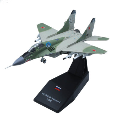 1:100 MiG-29 Fighter Attack Metal Plane Model Military Airplane Model
