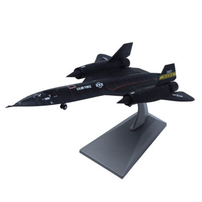 1:144 SR 71 Blackbird Plane Model Diecast Military Fighter Attack Airplane Models Aircraft with Stand