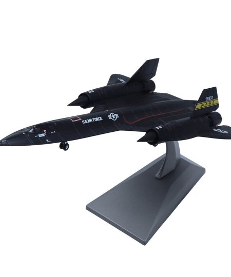 1:144 SR 71 Blackbird Plane Model Diecast Military Fighter Attack Airplane Models Aircraft with Stand