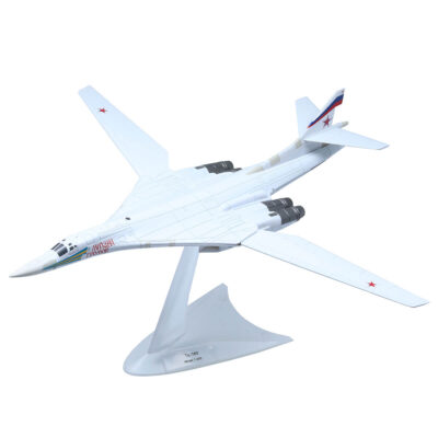 1/200 TU-160 Diecast Aircraft Model Tupolev Black Jack White Swan