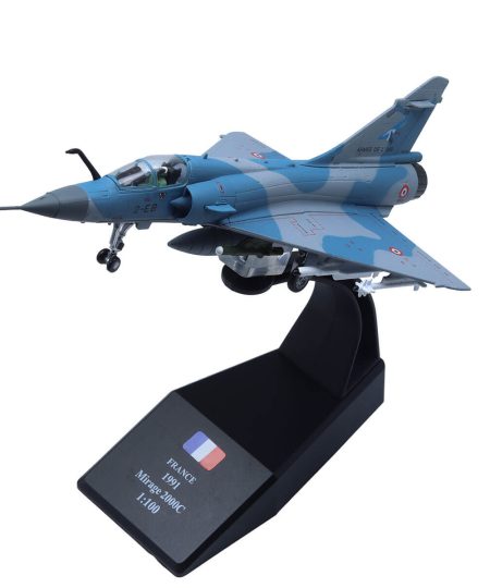 1/100 France Mirage 2000C Military Plane Model Diecast Aircraft Pre-builded Model