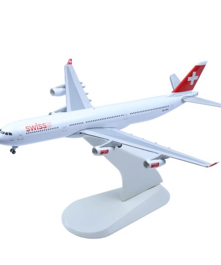 Swiss Airbus A340-300 Metal Diecast Airplane Model HB-JMA 1/500