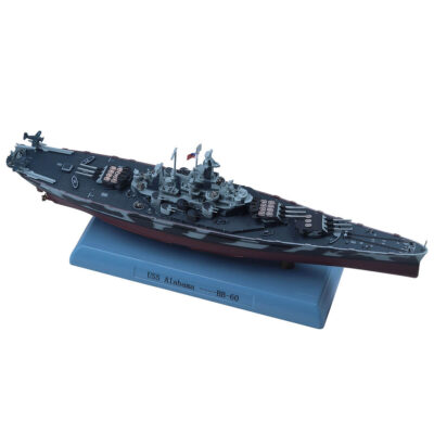 1:1000 USS Alabama BB-60 Warship Model Diecast Battleship Models
