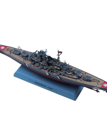 1:1000 Bismarck 1941 Battleship Model Diecast Warship Pre-Built Models