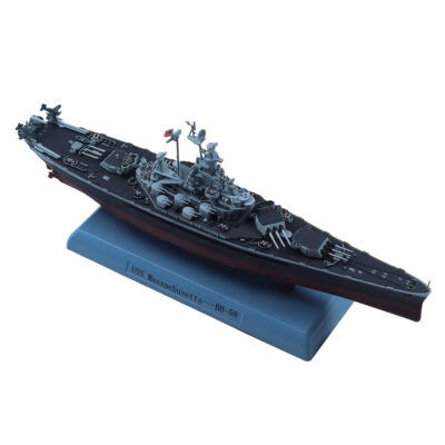 1:1000 USS Massachusetts BB-59 Battleship Model Diecast Warship Pre-Built Models