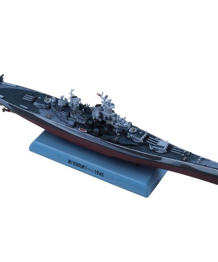 1:1000 USS Missouri BB-63 Warship Model Camouflage Printed Diecast Battleship Models