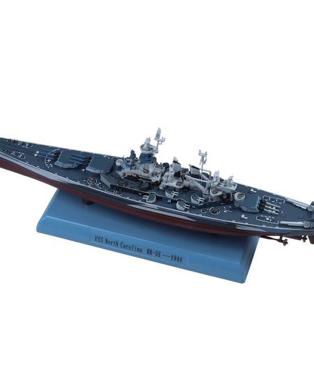 1:1000 USS North Carolina BB-55 Warship Model Diecast Battleship Models