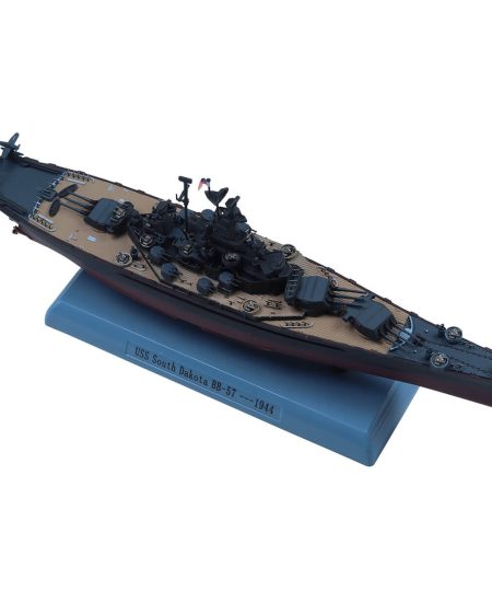 1:1000 USS South Dakota BB-57 Battleship Model  Diecast Warship Pre-Built Models