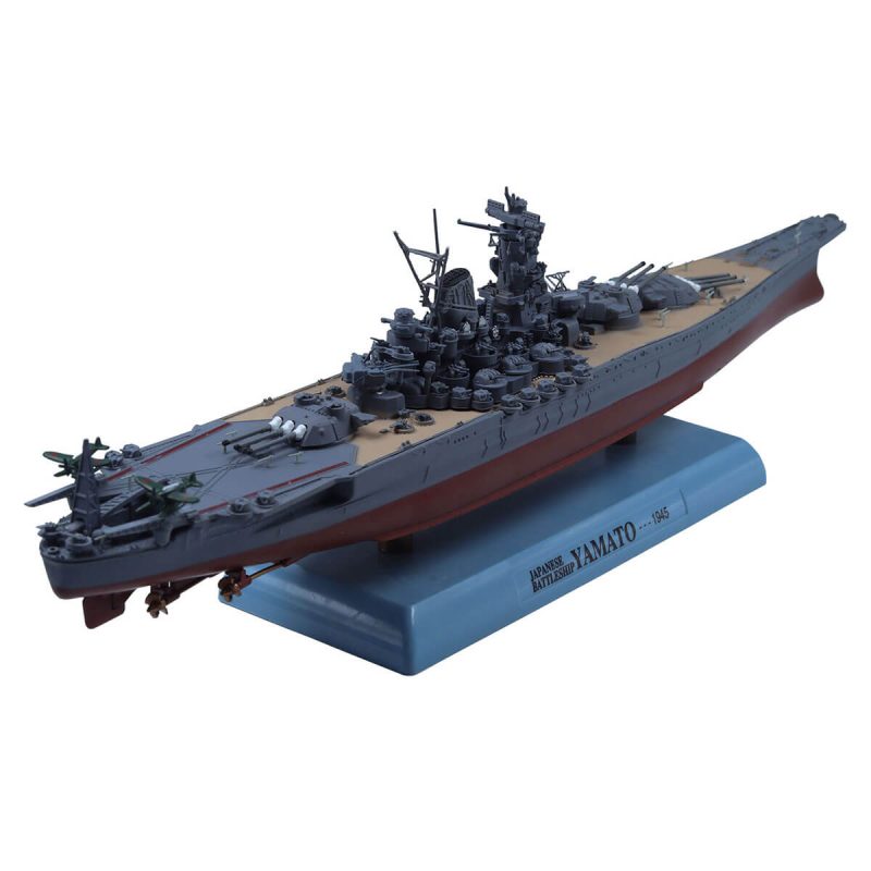 1:1000 Japanese Yamato 1945 Battleship Model Diecast Warship Pre-Built ...