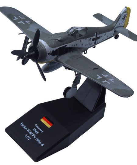 1/72 German Wulf Fw 190A-8 Fighter Plane Metal Aircraft Model Military Airplane Models Diecast Plane
