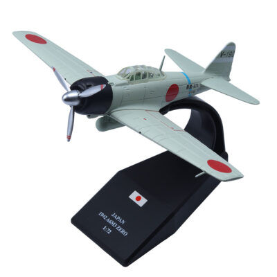 1:72 Japanese A6M Zero Fighter Attack Plane Model Diecast Military Airplane Models
