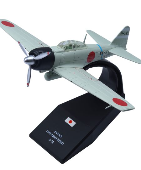 1:72 Japanese A6M Zero Fighter Attack Plane Model Diecast Military Airplane Models