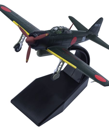 1:72 Japanese A6M Zero Fighter Attack Plane Model Diecast Military Airplane Models Green