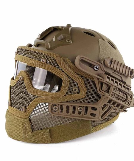 PJ Fast Tactical Mask Helmet (Round Holes)