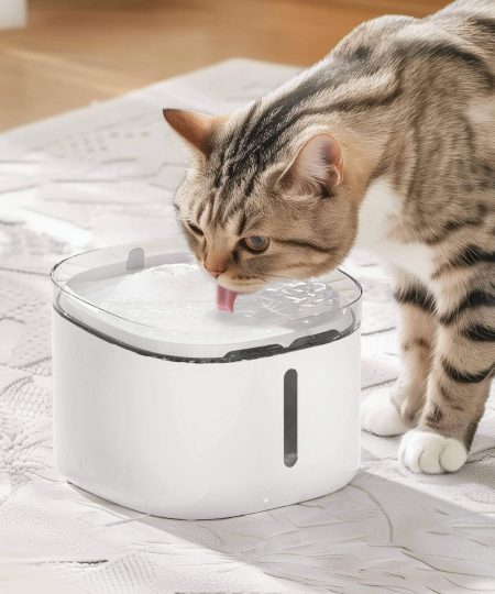 UdnorBay Automatic Cat & Dog Water Fountain with Wireless-Pump 68oz 2L