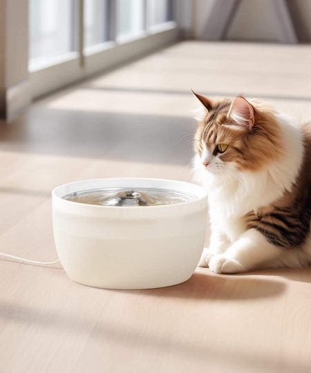 UdnorBay Stainless Steel Automatic Cat & Dog Water Fountain 3L