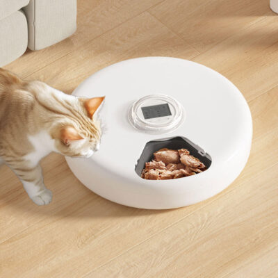 UdnorBay Wireless Semi-Wet six Meals Automatic Cat Feeder