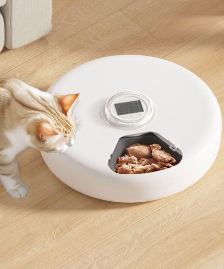 UdnorBay Wireless Semi-Wet six Meals Automatic Cat Feeder