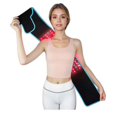 Red Light Therapy Belt Infrared Wrap Device with Timer for Back Shoulder Waist Pain Relief