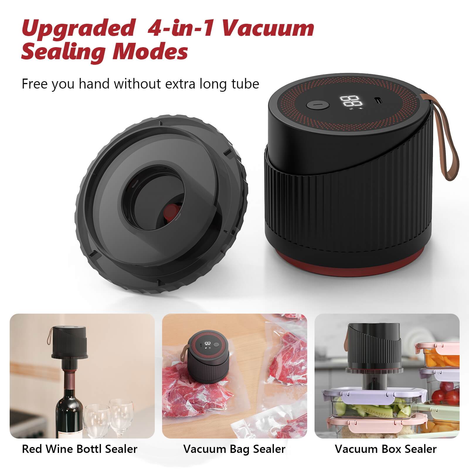 3-in-1 Electric Mason Jar Vacuum Sealer 2