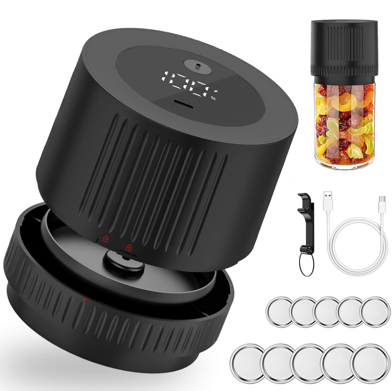 Portable Electric Mason Jar Vacuum Sealer